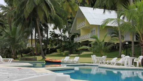 Resort Pool (HD)c Video stock 6731039