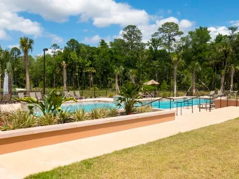 Resort pool Stock Photos