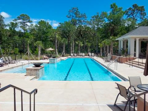 Resort pool Stock Photos