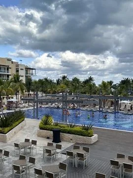 Resort View in Mexico Stock Photos