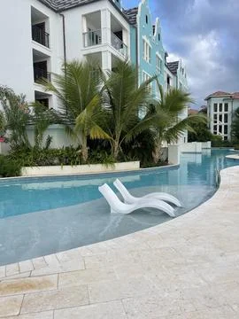 Resort Views at Dusk Foto stock