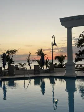 Resort Views at Dusk Foto stock
