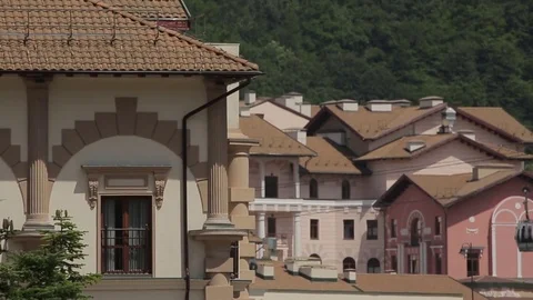 Resort village Stock Footage 74415789
