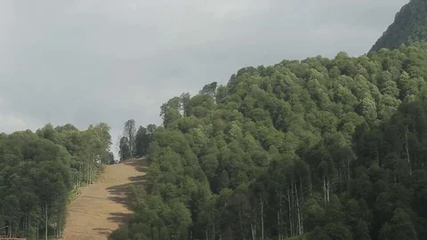 Resort village in the mountains Stock Footage 74415964