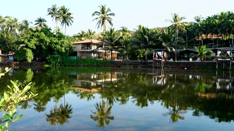 Resort. Water. Tropic reflection. Stock Footage 67088715