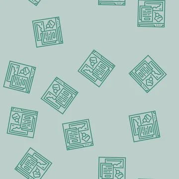 Resource assessment mining line seamless pattern Illustrazione stock