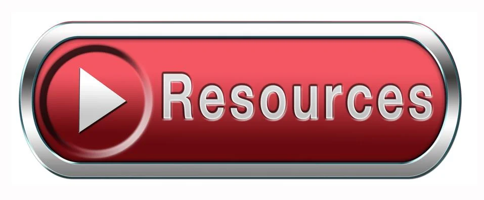 Resources button Illustrazione stock