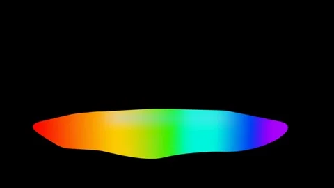 Respect colorful, rainbow liquid Text. Cartoon Liquid Shape animation. 4K Stock Footage