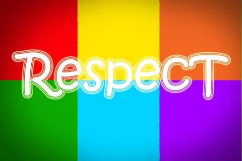 Respect concept Stock Illustration