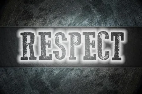 Respect concept Stock Illustration