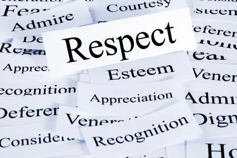 Respect concept Stock Photos