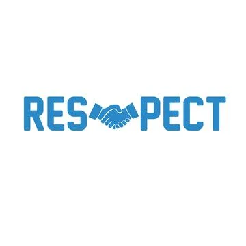 RESPECT design logo Stock Illustration