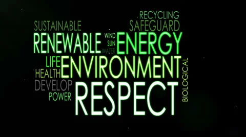 Respect the environment Stock Footage 25162003