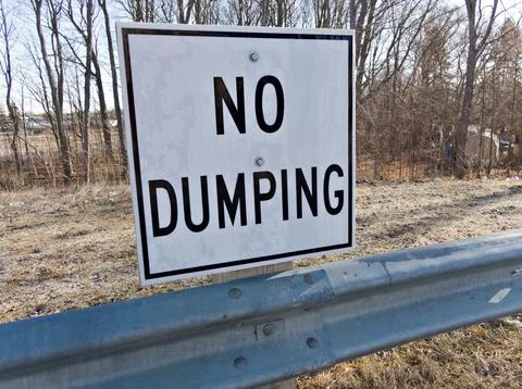 Respect the Land: A Simple Message Stock Photos