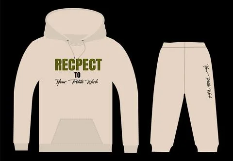 Respect To Your Work Vector T Shirt Design Stock Illustration