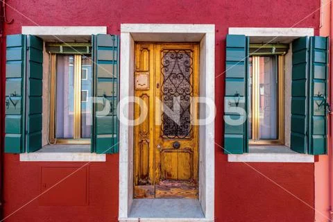 Respectable house facade Stock Photos