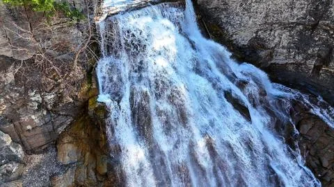 Respective - Delphi Falls - Central New York 库存照片