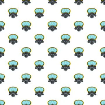 Respirator pattern seamless 스톡 일러스트