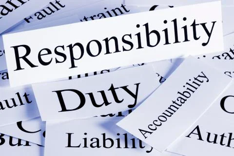 Responsibility concept Stock Photos