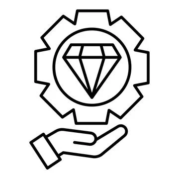 Responsibility Line Icon Stock Illustration