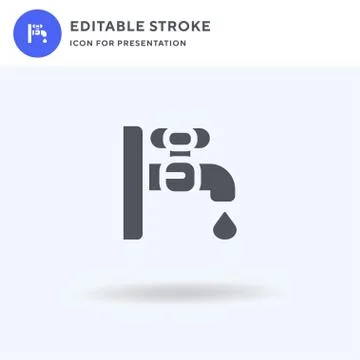 Responsible icon vector, filled flat sign, solid pictogram isolated on white Illustrazione stock