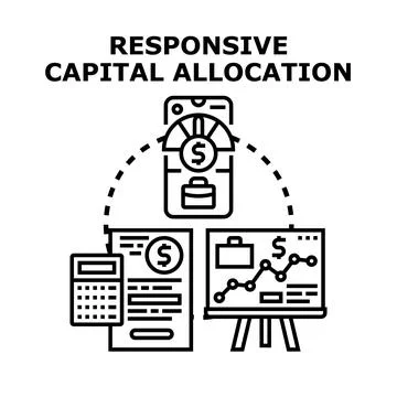 Responsive capital allocation business strategy planning Иллюстрация