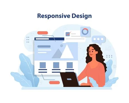 Responsive Design concept. Flat vector illustration Stock-Illustration