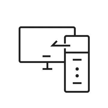 Responsive Design Icon, Ideal for Web Development and Technology Illustration Illustrazione stock