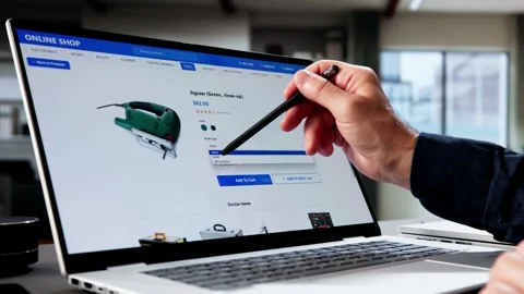 Responsive E-commerce Website And Online Store Stock Footage 318755290