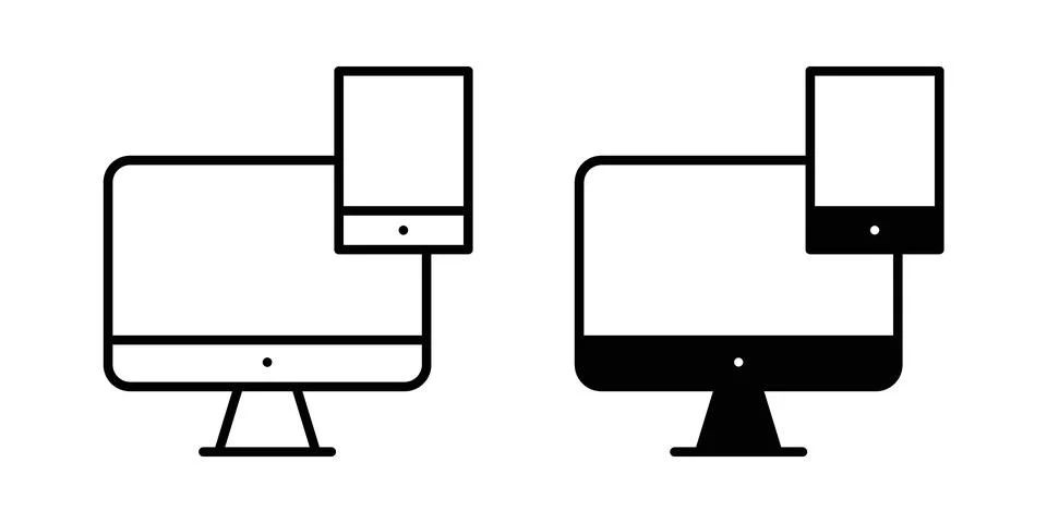 Responsive icon vector design. EPS10 Stock Illustration