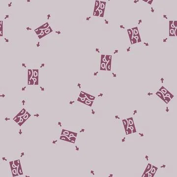 Responsive images seo glyph vector seamless pattern Illustrazione stock