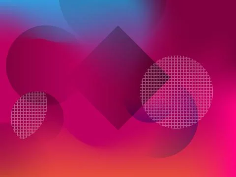 Responsive landing page web template or apps. Modern futuristic design poster Stock Illustration