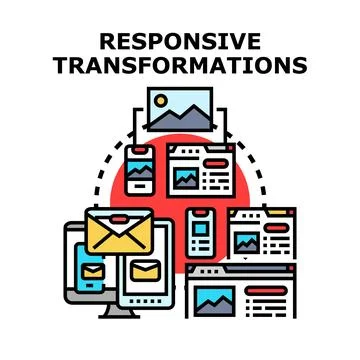 Responsive transformations adapting digital content across devices Иллюстрация