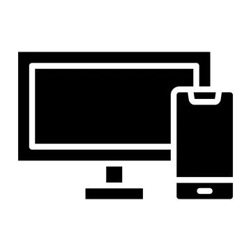 Responsive Vector Icon Design Illustration Stock Illustration