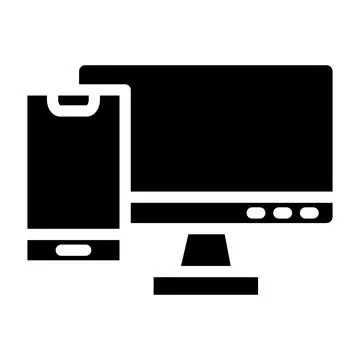 Responsive Vector Icon Design Illustration Stock Illustration