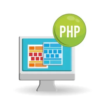Responsive web design over white background, vector illustration Stock-Illustration