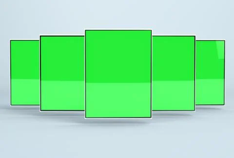 Responsive Web Mock-up /  Responsive App Mockup Stock Illustration