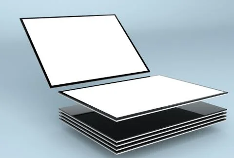 Responsive Web Mock-up /  Responsive App Mockup Illustrazione stock