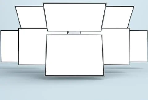 Responsive Web Mock-up /  Responsive App Mockup 스톡 일러스트