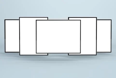 Responsive Web Mock-up /  Responsive App Mockup 스톡 일러스트