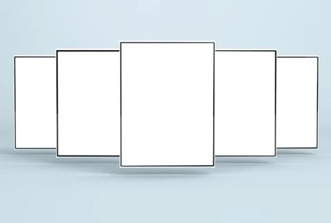 Responsive Web Mock-up /  Responsive App Mockup Stock Illustration