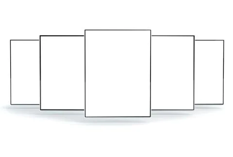 Responsive Web Mock-up /  Responsive App Mockup Stock Illustration