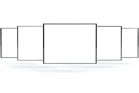 Responsive Web Mock-up /  Responsive App Mockup Stock Illustration
