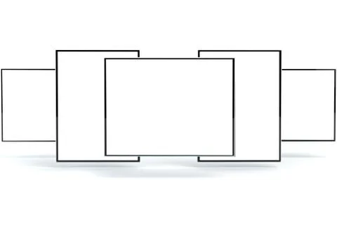 Responsive Web Mock-up /  Responsive App Mockup Stock Illustration