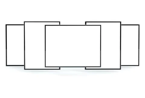 Responsive Web Mock-up /  Responsive App Mockup Illustrazione stock