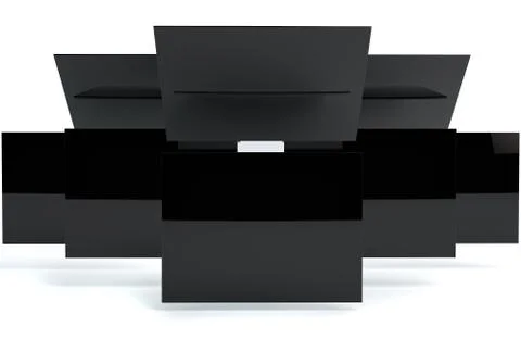 Responsive Web Mock-up /  Responsive App Mockup Stock Illustration