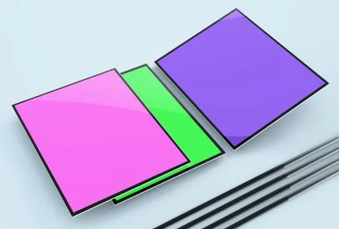 Responsive Web Mock-up /  Responsive App Mockup Illustrazione stock