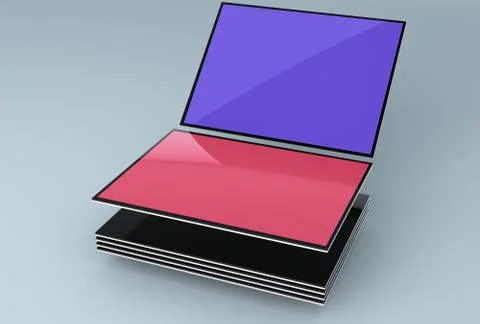 Responsive Web Mock-up /  Responsive App Mockup Illustrazione stock