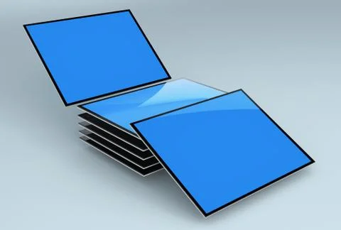 Responsive Web Mock-up /  Responsive App Mockup Stock Illustration