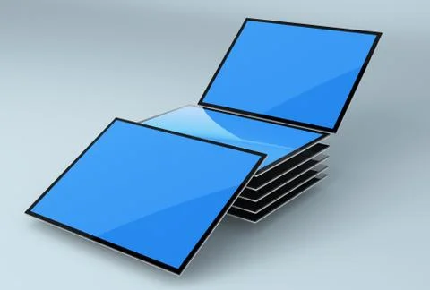Responsive Web Mock-up /  Responsive App Mockup Stock Illustration